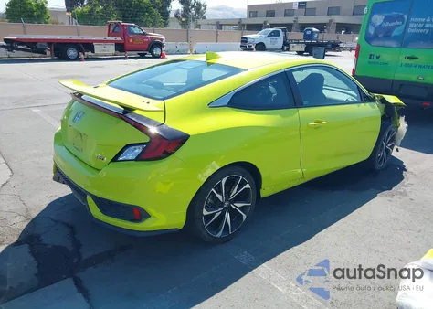 2019 Honda Civic Si из США, поврежденный, VIN 2HGFC3A56KH751276